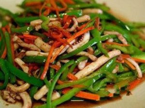 青椒魷魚絲