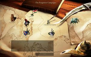 《失落帝國》戰役選單