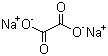 草酸鈉的分子結構
