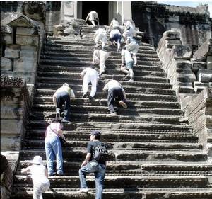 世界最恐怖景區階梯