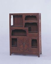 清黃花梨博古格 清黃花梨博古格