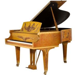 鮑德溫手工油畫鋼琴