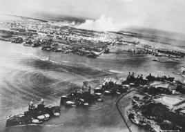 珍珠港戰役[第二次世界大戰中，日本偷襲美國珍珠港事件]