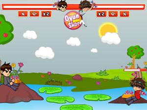 少年駭客與爆丸小子對打