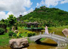 海南文筆峰風景照