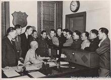 1947年3月軍統美國留學班攝於費城（左六為焦金堂）