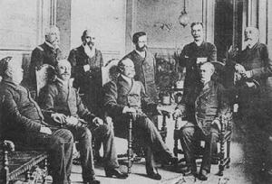 巴爾馬塞達總統和他的內閣成員