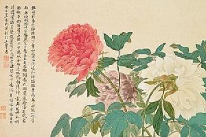 清惲壽平牡丹圖 清惲壽平牡丹圖