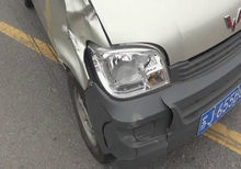 腳踏車突然變道 小麵包避讓不及釀慘劇