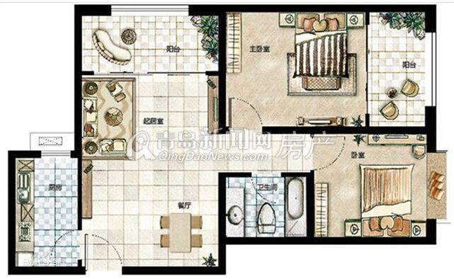 中廣·宜景灣戶型圖