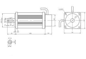 電樞繞組示意圖
