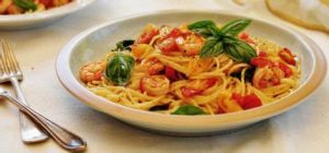 魚香汁鮮蝦意大利麵