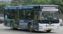 柳州唯一的電顯普通公車，3-1075