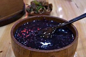 芒果紫米粥