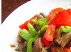 雙色爆雞肝 雙色爆雞肝