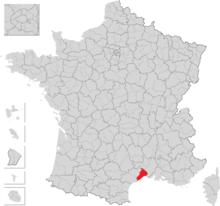 蒙彼利埃地區在法國的位置