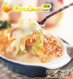 奶油烤白菜製做方法 奶油烤白菜製做方法