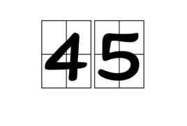 45[自然數]