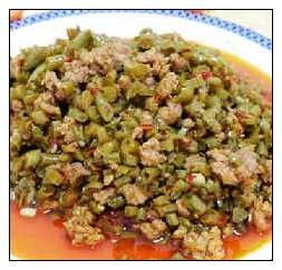 酸豇豆炒肉沫 酸豇豆炒肉沫