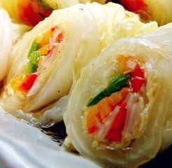 甜辣白菜卷 甜辣白菜卷