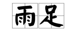 雨足 雨足