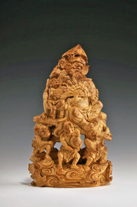 竹根雕《巡遊八方》榮獲第九屆中國(合肥)國際文化博覽會金獎