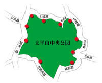 該公園十大出入口示意圖