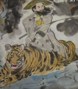 閒情坐虎釣江湖 閒情坐虎釣江湖