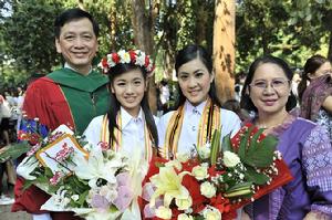 與父母姐全家福