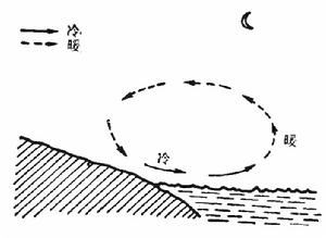 （圖）冷洋流經過的海岸地帶，海陸風最強烈。