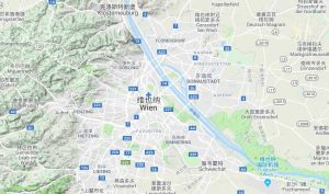 維也納衛星地形圖