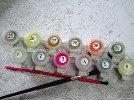 數字油畫顏料 數字油畫顏料