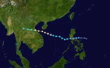 強颱風杜蘇芮 路徑圖