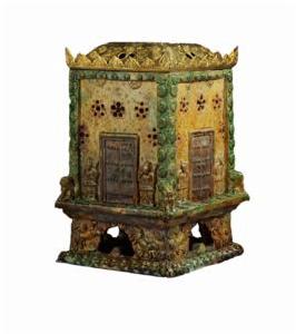 宋三彩舍利匣“佛教葬具” 宋三彩舍利匣“佛教葬具”