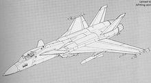 三菱F-2初期設計構想之一