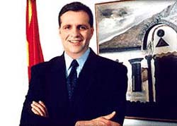 馬其頓總統鮑里斯·特拉伊科夫斯基