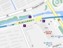 吳江汽車站站出入口分布圖