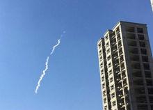 太原拍攝到的疑似高超音速飛行器飛行軌跡