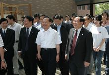 原國務院總理溫家寶來訪同濟