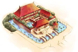 (圖)白袍們的宿舍,走的是中國風的味道。漾漾第一個認識的白袍,就是同班同學的萊恩。