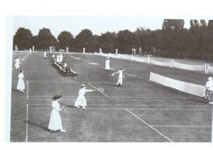  1900年的女子草地網球活動