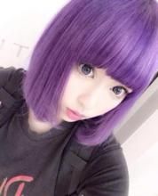 紫色短髮