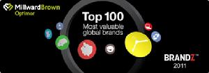 2011年BrandZ全球品牌價值百強榜