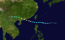 颱風天鴿 路徑圖