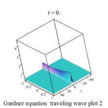 加德納方程的行波圖集