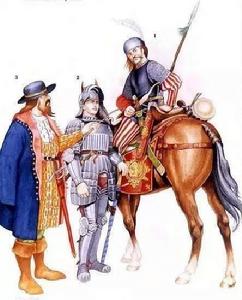 來自巴爾幹半島西部沿海的阿爾巴尼亞騎兵