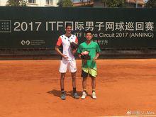 吳易昺在安寧獲得首個網球職業賽冠軍