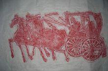 九女墳內景 壁畫