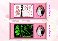 喜結良緣夜光十字繡