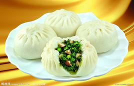 青菜香菇包 青菜香菇包